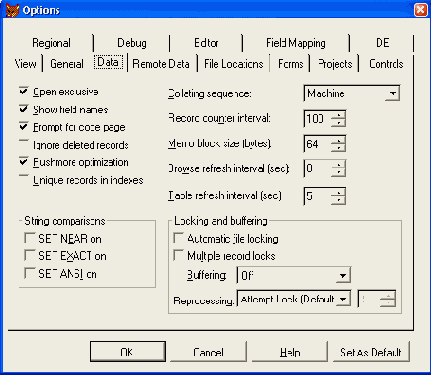 Базы данных Visual Foxpro 7