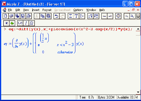   dsolve,   