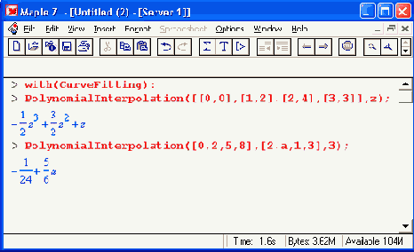    PolynomialInterpolation