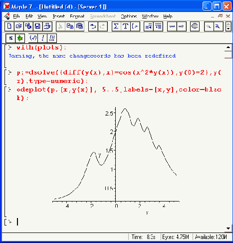   odeplot  plots